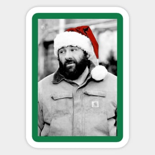 James Gandolfini Santa Sticker